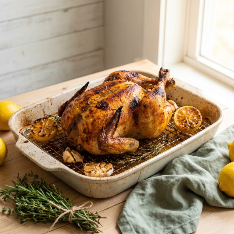 Best Lemon Herb Roast Chicken Recipe