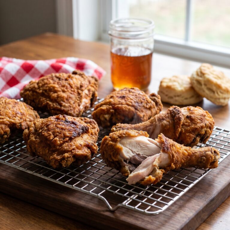 Best Crispy Fried Chicken Recipe: Coco Reviewed 14. Four Earned the Stamp.