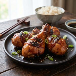 Sticky Honey Soy Chicken Drumsticks