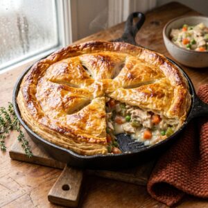 Heritage Double Crust Chicken Pot Pie with Flaky All Butter Pastry