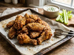Truly Crispy Baked Chicken Wings with Baking Powder Method