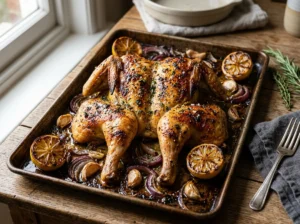 Butterflied Spatchcock Chicken Evenly Roasted in 45 Minutes