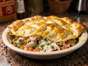 Easy Homemade Chicken Pot Pie with Cream of Chicken Soup