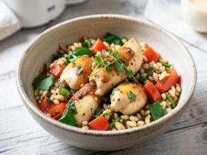 Easy Crockpot Chicken and Sausage Jambalaya