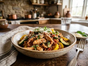 Slow Cooker Chicken and Zucchini Stew