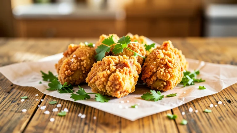 Crispy Southern Fried Chicken Pieces