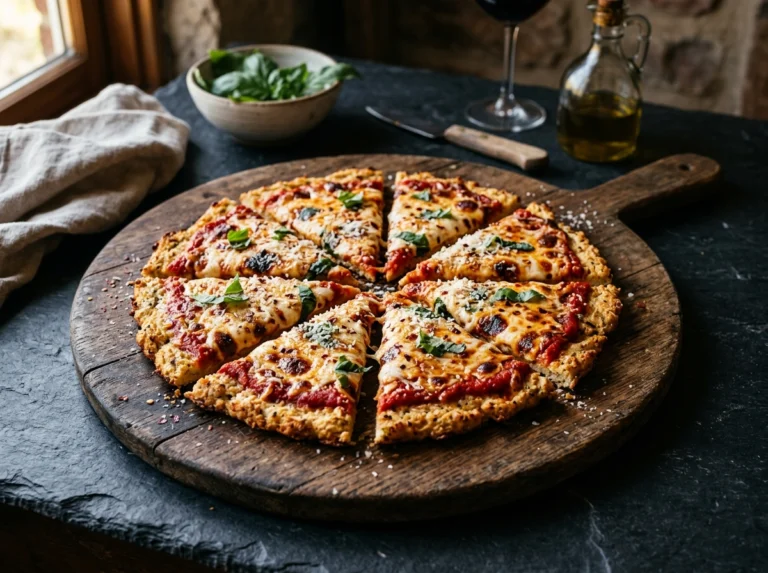 Zero Carb Ground Chicken Pizza Crust