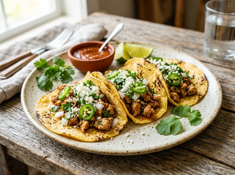 Juicy Shredded Chicken Breast Tacos