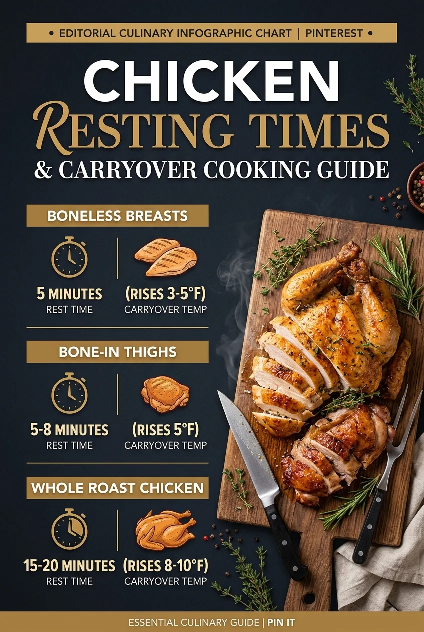 How Long to Rest Chicken Infographic