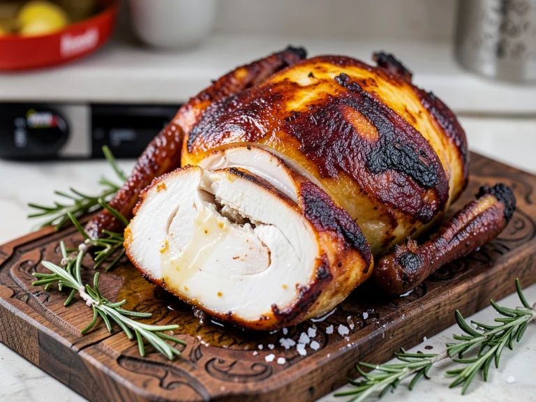Electric Smoker Whole Chicken