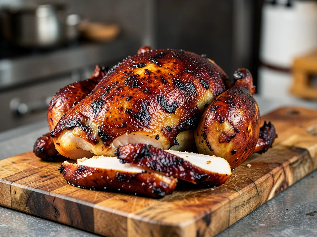 Smoked Whole Chicken on Pellet Grill