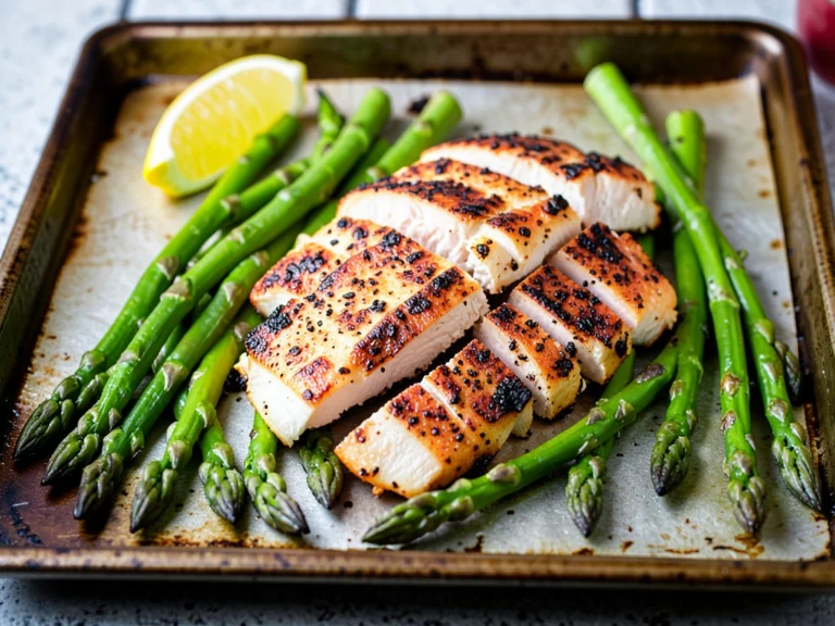 Sheet Pan Cajun Chicken and Asparagus